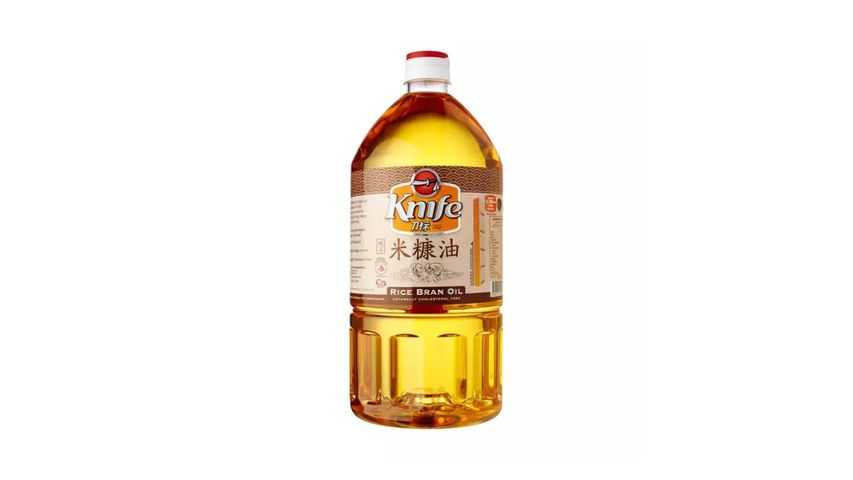 Knife 100% Pure Rice Bran Cooking Oil 2L