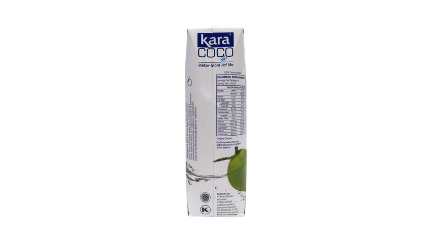 Kara 100% Coconut Water 1L