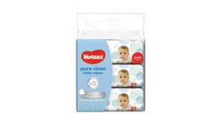 Huggies Pure Clean Baby Wipes 3 x 64s