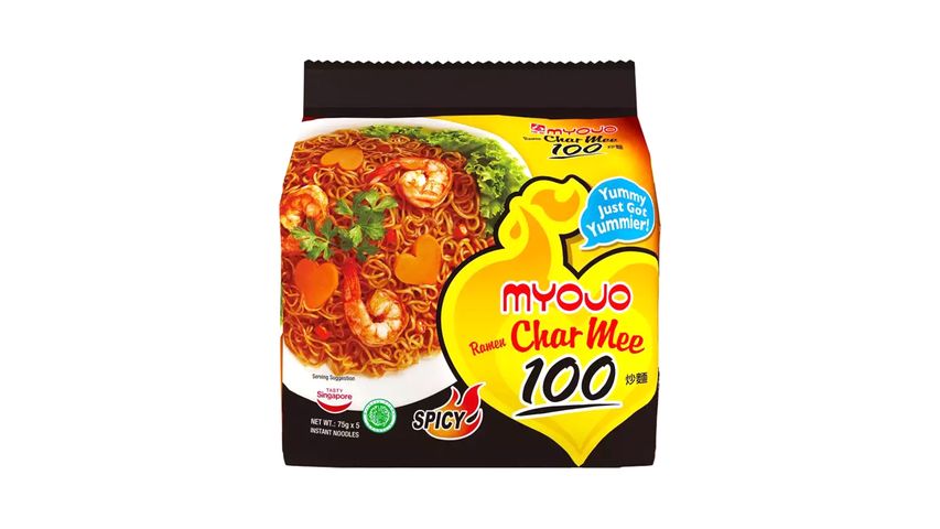 Myojo Dry Instant Noodles Ramen Char Mee (Halal) 5pcs x 75g