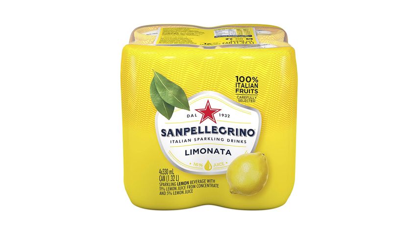 San Pellegrino Limonata Sparkling Juice (Lemon) 4pcs x 330ml