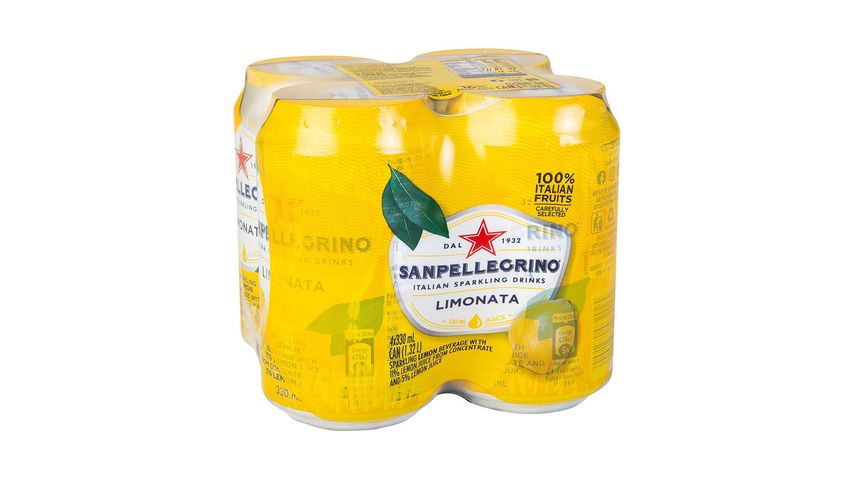 San Pellegrino Limonata Sparkling Juice (Lemon) 4pcs x 330ml