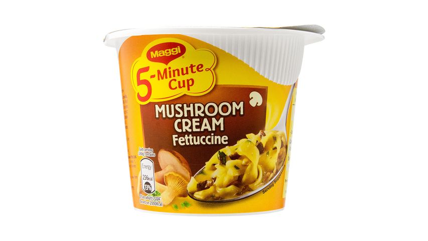 Maggi 5-Min Cup Pasta Mushroom Cream Fettuccine 56g