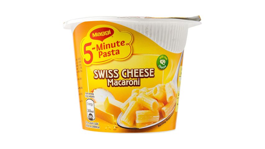 Maggi 5-Min Cup Pasta Swiss Cheese Macaroni 62g