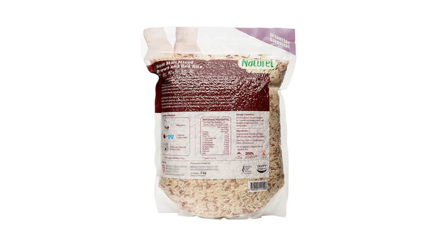 Naturel Organic Brown & Red Mixed Rice 2KG