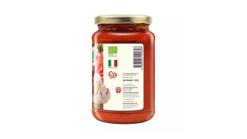 Naturel Organic Pasta Sauce - Mushroom 340g