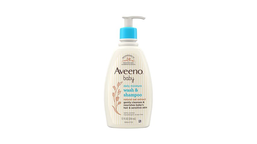 Aveeno Baby Daily Moisture Wash and Shampoo 354ml