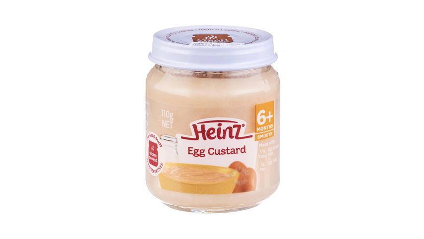 Heinz Egg Custard Baby Food Jar (6+ Months) 110g