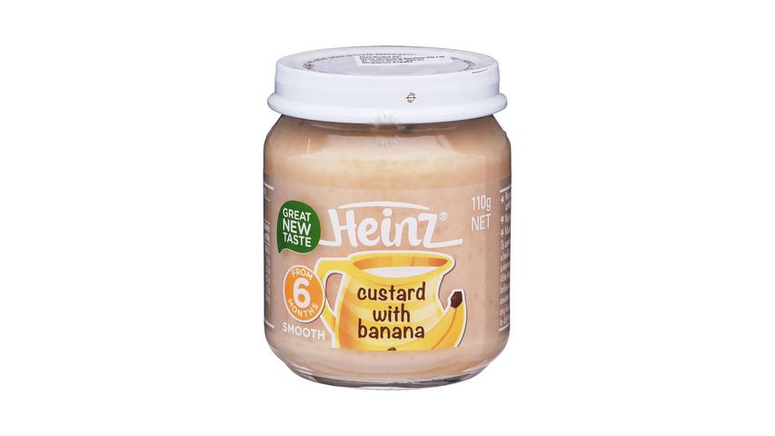 Heinz Banana Custard Baby Food Jar (6+ Months) 110g