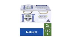 Farmers Union Greek Style Natural Yoghurt 140g Pack 2