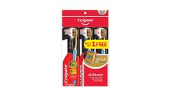 COLGATE Toothbrush Slim Soft Charcoal Gold Buy 2 Free 1 | 21659