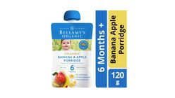 Bellamy's Organic Banana & Apple Porridge (6+ Months) 120g