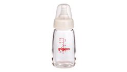 Pigeon Peristaltic Nipple Slim Neck Glass - S (0M+) | 120 ml