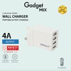 Gadget Mix Diginut 4 USB Ports Wall Charger White 1 Unit