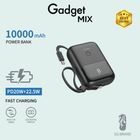 Gadget Mix Diginut P-31 10000mAh PD 20W + 22.5W Power Bank with Cable Black 1 Unit