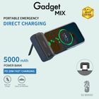 Gadget Mix Diginut P-43C 5000mAh Mini Portable Power Bank Black 1 Unit