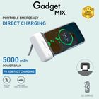 Gadget Mix Diginut P-43C 5000mAh Mini Portable Power Bank White 1 Unit