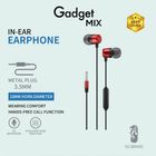 Gadget Mix Diginut E-27 3.5mm in-ear Wired Earphone 1.2m Red 1 Unit