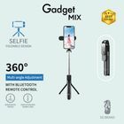 Gadget Mix Diginut DT-05 Selfie Stick with Bluetooth Control Black 1 Unit