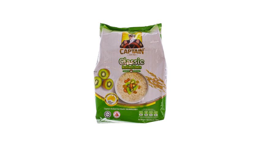 Captain Classic Rolled Oats 800g