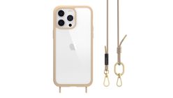 Mageasy Roam + Strap PC + TPU Protective Case for Iphone 15 Pro Max 6.7" (2023) - Beige 1pc