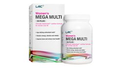 LAC Women's Mega Multi 50 Plus Pack 60 Caplets