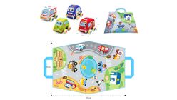 Lucky Baby 620403 Soft Pull Back Vehicle Set 1kg