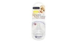 Lucky Baby 600221 Simplee Anti-Wind PP Wide Neck Silicone Nipple Slow Flow | 50 g