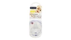 Lucky Baby 600245 Simplee Anti-Wind PP Wide Neck Silicone Nipple Fast Flow | 50 g