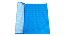 Lucky Baby 804513 Air-Filled Rubber Cot Sheet(Plain M) - Blue / Blue | 500 g