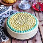 Melvados D24 Durian Mousse Round Cake | 20cm Uncut | Frozen 1 Unit