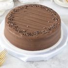 Melvados Vegan Chocolate Round Cake | 20cm Uncut | Frozen 1 Unit