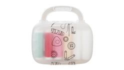 MINISO Sewing Accessories Organizer with Handle (White) 1 Piece