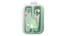 Miniso Cute Cartoon Series Little Dinosaur Manicure Set (Green) (2 Pieces) 100g 6941856936928