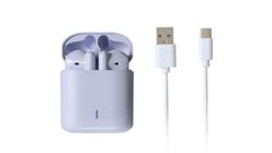 Miniso Macaron Half in-ear Earphones Model: S88 (Purple) 41g 6931798897685