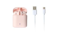 Miniso Macaron Half in-ear Earphones Model: S88 (Pink) 41g 6931798897692