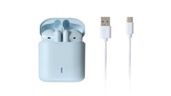 Miniso Macaron Half in-ear Earphones Model: S88 (Blue) 41g 6931798898002
