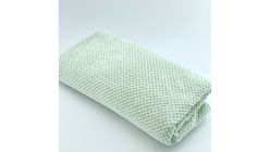 Miniso Classic Solid Color Jacquard Bath Towel (Green) 247g 6941856920309