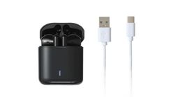 Miniso Model: S88 Macaron Half in-Ear TWS Earphones Black 41g 6931798897678