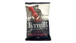 Tyrrell's Sea Salt & Cracked Black Pepper Crisps 150g
