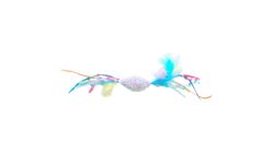 KYLIE S | PASTEL BRIGHTS POM POM WITH FEATHER AND CURLY RIBBON 1pc (IDS0TOY81530)