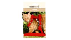 BEEZTEES | NYLON HARNESS & LEAD (RED) (BT0730421) | 1pc