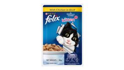 109466 Felix Kitten Cat Food with Chicken in Jelly 85g