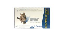 REVOLUTION | FLEA & TICK 3s FOR CATS 2.6-7.5kg (BLUE) (RVB600C)