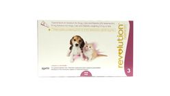 375195 Revolution Flea & Tick for Dog & Cats (<2.5kg) Mauve 105g