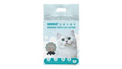 SEEDO Flushable Broken Tofu Cat Litter Unscented Charcoal 7L 150415