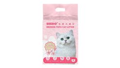 Seedo Flushable Broken Tofu Cat Litter Sakura Scented 7L - 150416