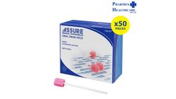 Assure Swab Stick Sterile Oral Use Box 50pcs
