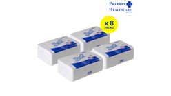 Scott Airflex Multi-Fold Hand Towel Standard Fully Wrapped 1 Ply (24cm x 23cm) 8 Packs x 250pcs