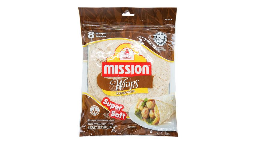 Mission Wraps Wholegrain 360g